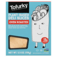 Tofurky Deli Slices, Plant-Based, Oven Roasted - 5.5 Ounce