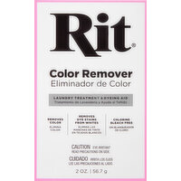 Rit Laundry Treatment & Dyeing Aid, Color Remover - 2 Ounce 