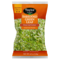Taylor Farms Green Leaf Lettuce, Shredded - 4.5 Ounce
