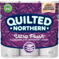 Quilted Northern Bathroom Tissue, Unscented, Mega Rolls, 3-Ply