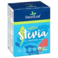 SweetLeaf Stevia Sweetener, Organic - 70 Each 