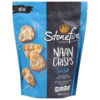 Stonefire Naan Crisps, Sea Salt - 6 Ounce 