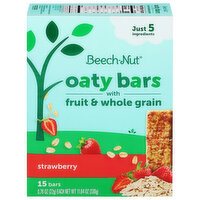 Beech-Nut Oaty Bars, with Fruit & Whole Grain, Strawberry