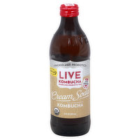 LIVE Kombucha, Cream Soda - 12 Ounce 