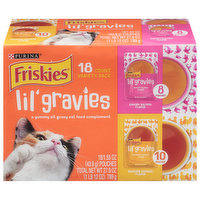 Friskies Cat Food Complement, Variety Pack - 18 Each 