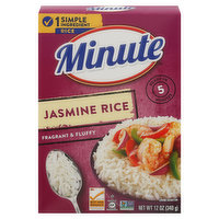 Minute Jasmine Rice, Fragrant & Fluffy - 12 Ounce 