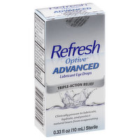 Refresh Lubricant Eye Drops, Advanced - 0.33 Ounce 