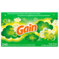 Gain Dryer Sheets, Original - 240 Each