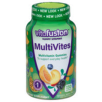 Vitafusion MultiVites, Natural Berry, Peach and Orange Flavor, Gummies