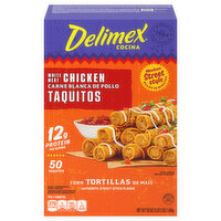 Delimex Taquitos, White Meat Chicken