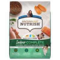 Rachael Ray Nutrish Food for Cats, Chicken, Lentils & Salmon Recipe, Indoor Complete, Adult - 6 Pound 