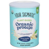 Four Sigmatic Protein, Organic, Plant-Based, Sweet Vanilla - 21.16 Ounce 