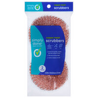 Simply Done Scrubbers, Copper Mesh, 2 Pack - 2 Each 