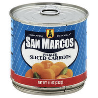 San Marcos Carrots, Sliced, Pickled - 11 Ounce 