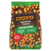 Crav'n Flavor Hash Brown Potatoes, Gluten Free, O'Brien - 28 Ounce 