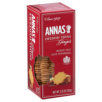 Annas Swedish Thins, Ginger - 5.25 Ounce 