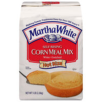 Martha White Corn Meal Mix, with Hot Rize, Self-Rising, White, Enriched