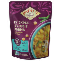 Patak's Chickpea & Veggie Korma, Mild - 10.5 Ounce 