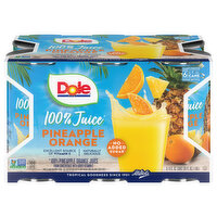 Dole 100% Juice, Pineapple Orange - 6 Each 