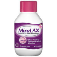 MiraLAX Laxative, Osmotic, Unflavored, Powder - 8.3 Ounce 