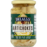 Delallo Artichokes, Marinated, Quartered Hearts - 12 Ounce 