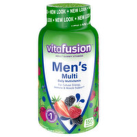 Vitafusion Multivitamin, Men's Multi, Gummies, Natural Berry Flavor - 150 Each 