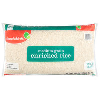 Brookshire's Rice, Enriched, Medium Grain - 160 Ounce 