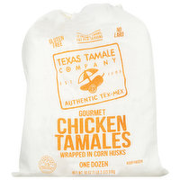 Texas Tamale Tamales, Gourmet, Chicken - 12 Each 