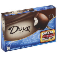 Dove Ice Cream Bars, Vanilla Ice Cream with Milk Chocolate - 3 Each 