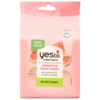 Yes To Facial Wipes, Refreshing - 40 Each 