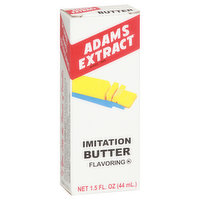 Adams Extract Imitation Butter Flavoring - 1.5 Ounce 