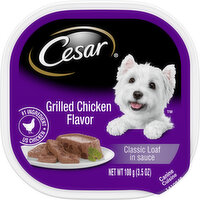 Cesar Canine Cuisine, Grilled Chicken Flavor, Classic Loaf in Sauce - 3.5 Ounce 