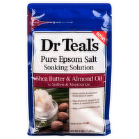 Dr Teal's Soaking Solution, Pure Epsom Salt, Shea Butter & Almond Oil - 3 Pound 