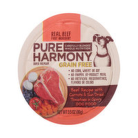 Pure Harmony Beef Recipe with Carrots & Sun Dried Tomatoes In Gravy Dog Food - 3.5 Ounce 