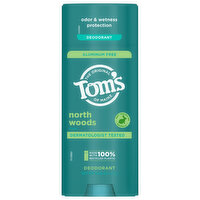 Tom's of Maine Deodorant, North Woods Scent, Aluminum Free