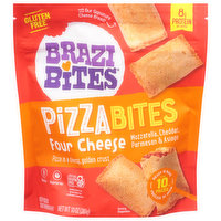 Brazi Bites Pizza Bites, Mozzarella, Cheddar, Parmesan & Asiago - 10 Ounce 