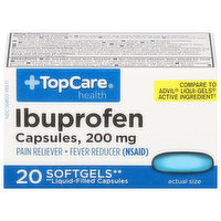 TopCare Ibuprofen, 200 mg, Softgels - 20 Each 