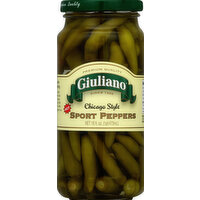 Giuliano Sport Peppers, Chicago Style, Hot - 16 Ounce 