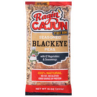 Ragin Cajun Blackeye Peas, Seasoned - 16 Ounce 