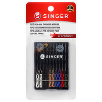 Singer Threaded Needles, Sew-Quik - 13 Each 