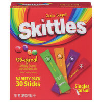 Skittles Drink Mix, Low Calorie, Original, Variety Pack - 30 Each 