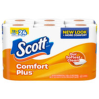 Scott Bathroom Tissue, Unscented, Double Rolls, One-Ply - 12 Each 