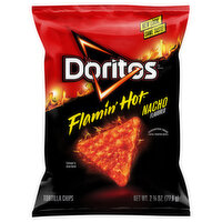 Doritos Tortilla Chips, Flamin' Hot Nacho - 2.75 Ounce 