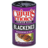 Cajun's Choice Seasoning & Rub, Blackened, Premium Blend - 6.5 Ounce 