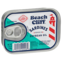 Beach Cliff Sardines in Soybean Oil - 3.75 Ounce 