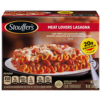 Stouffer's Lasagna, Meat Lovers, Mild - 10 Ounce 