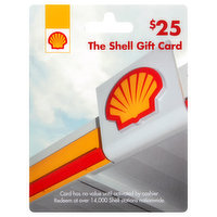 Shell Gift Card, $25 - 1 Each 