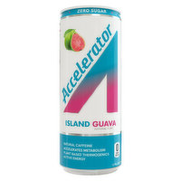 Accelerator Energy Drink, Island Guava - 12 Fluid ounce 