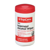 Topcare Wipes, 70% Isopropyl Alcohol - 40 Each 