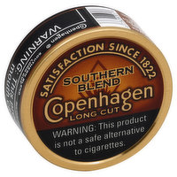 Copenhagen Smokeless Tobacco, Southern Blend, Long Cut - 1.2 Ounce 